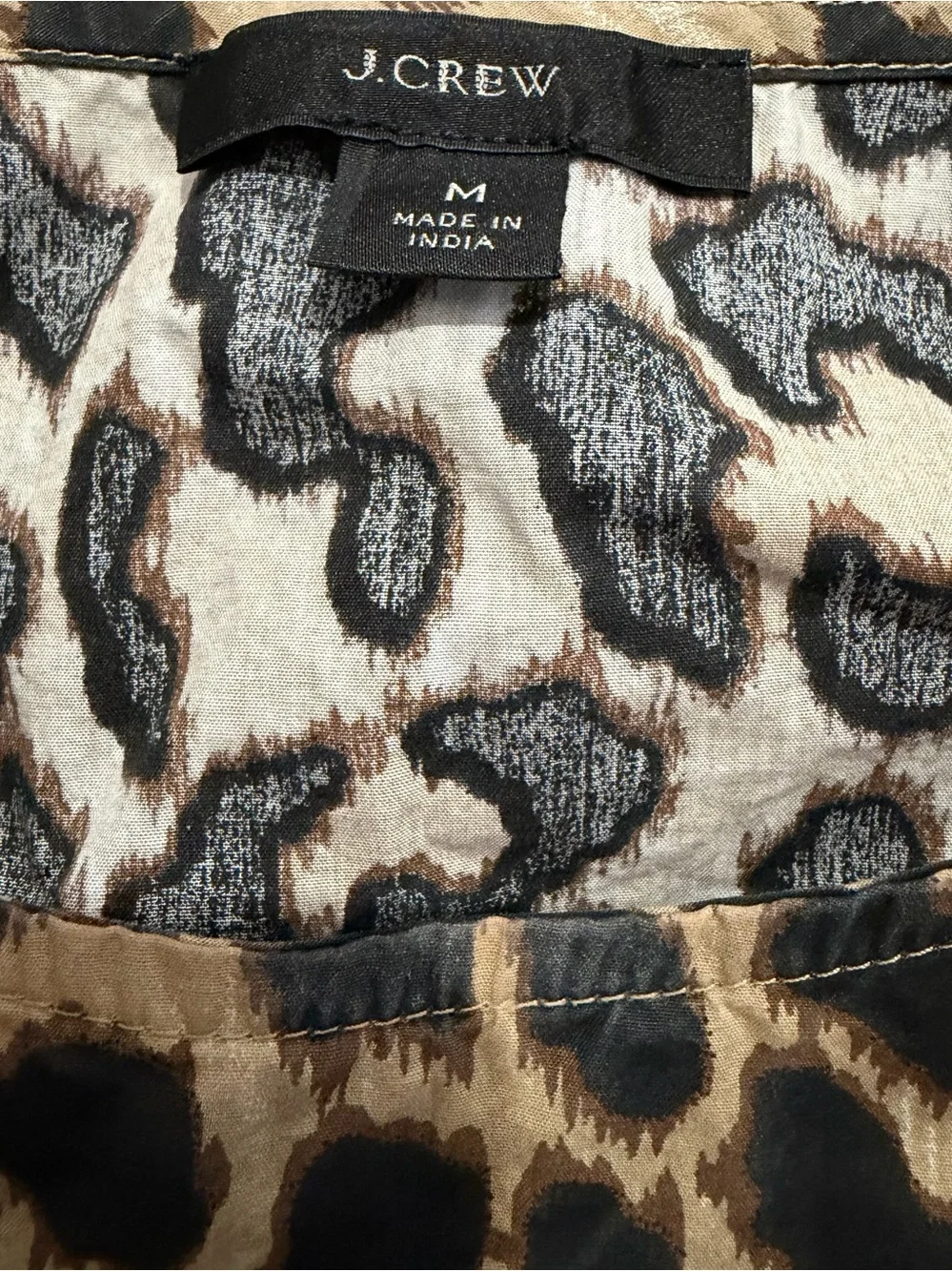 J. Crew crew leopard